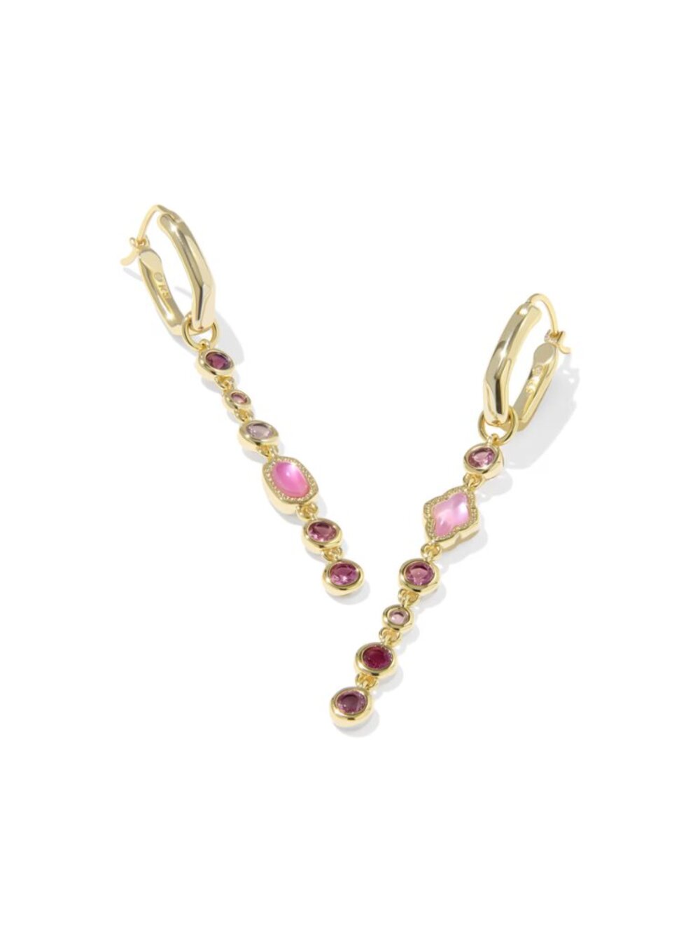 Kendra Scott Mini Elisa Abbie Gold Convertible Huggie Earrings